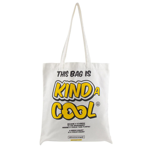 Tote de lona ecol&oacute;gico estilo callejero