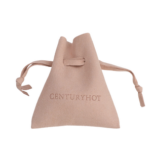  Bolsa con cord&oacute;n de joyer&iacute;a de microfibra con logotipo personalizado