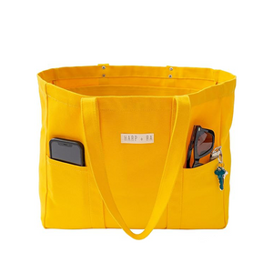 Extra gro&szlig;e Canvas-Tragetasche mit Taschen