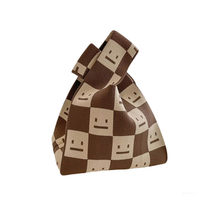 حقيبة يد شبكية جمالية محبوكة