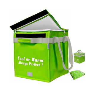 Robuste, isolierte K&uuml;hltasche in Neongr&uuml;n