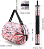 Bolso de compras plegable de nailon de camuflaje