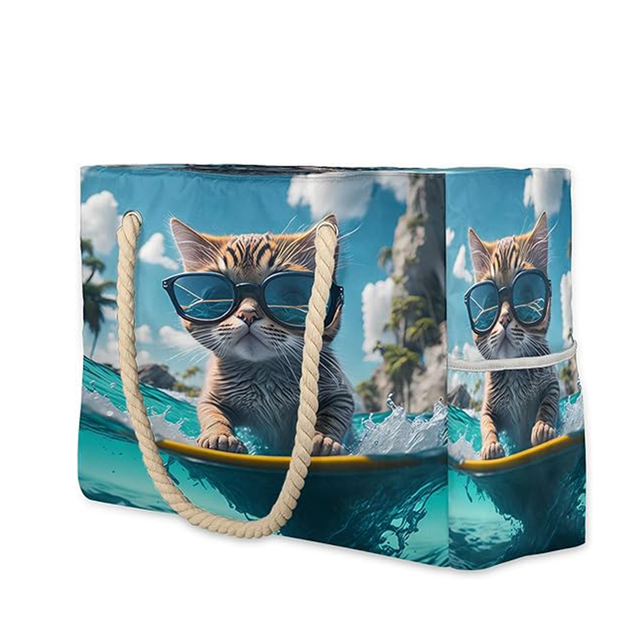 방수 모래 방지 비치 토트 백